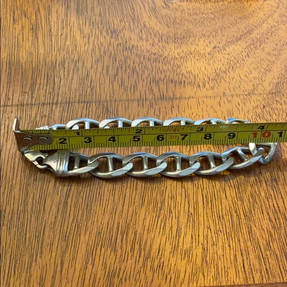 Sterling silver men’s bracelet - Picture 3 of 4